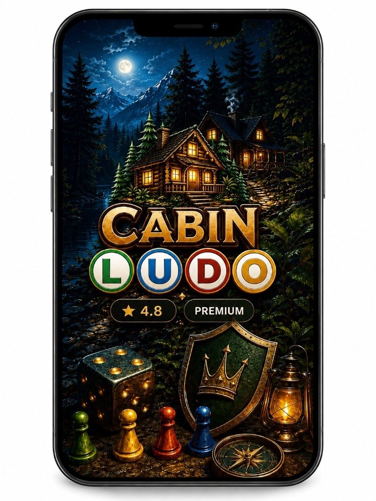 Cabin Ludo — premium social board game
